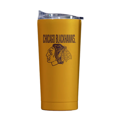 Chicago Blackhawks 20oz Huddle Powder Coat Tumbler - Logo Brands