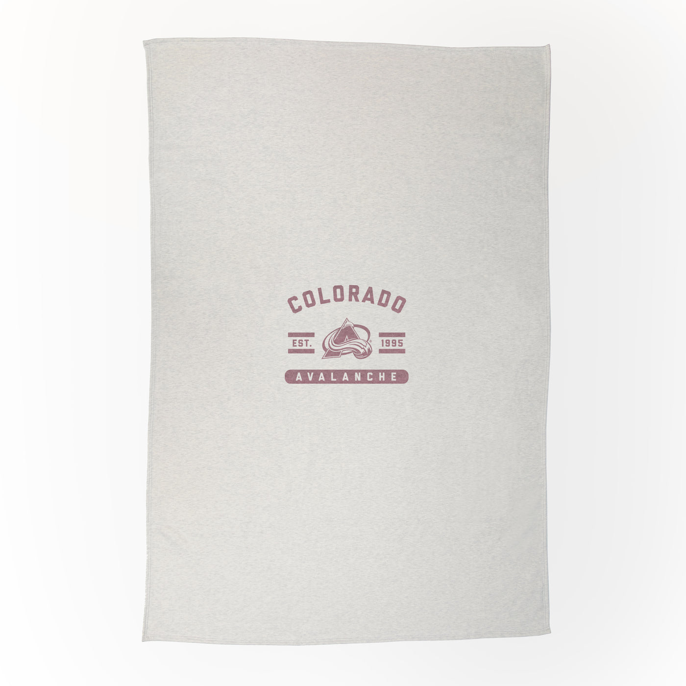 Colorado Avalanche Oatmeal Sweatshirt Blanket - Logo Brands