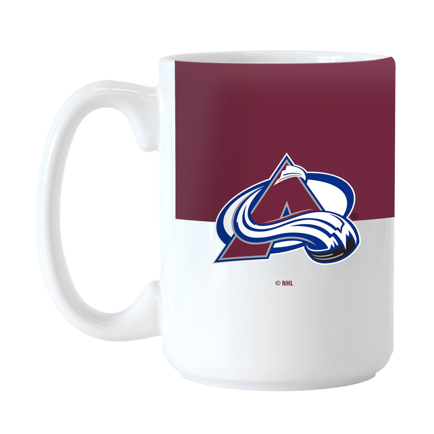 Colorado Avalanche Color Block 15 oz Sublimated Mug