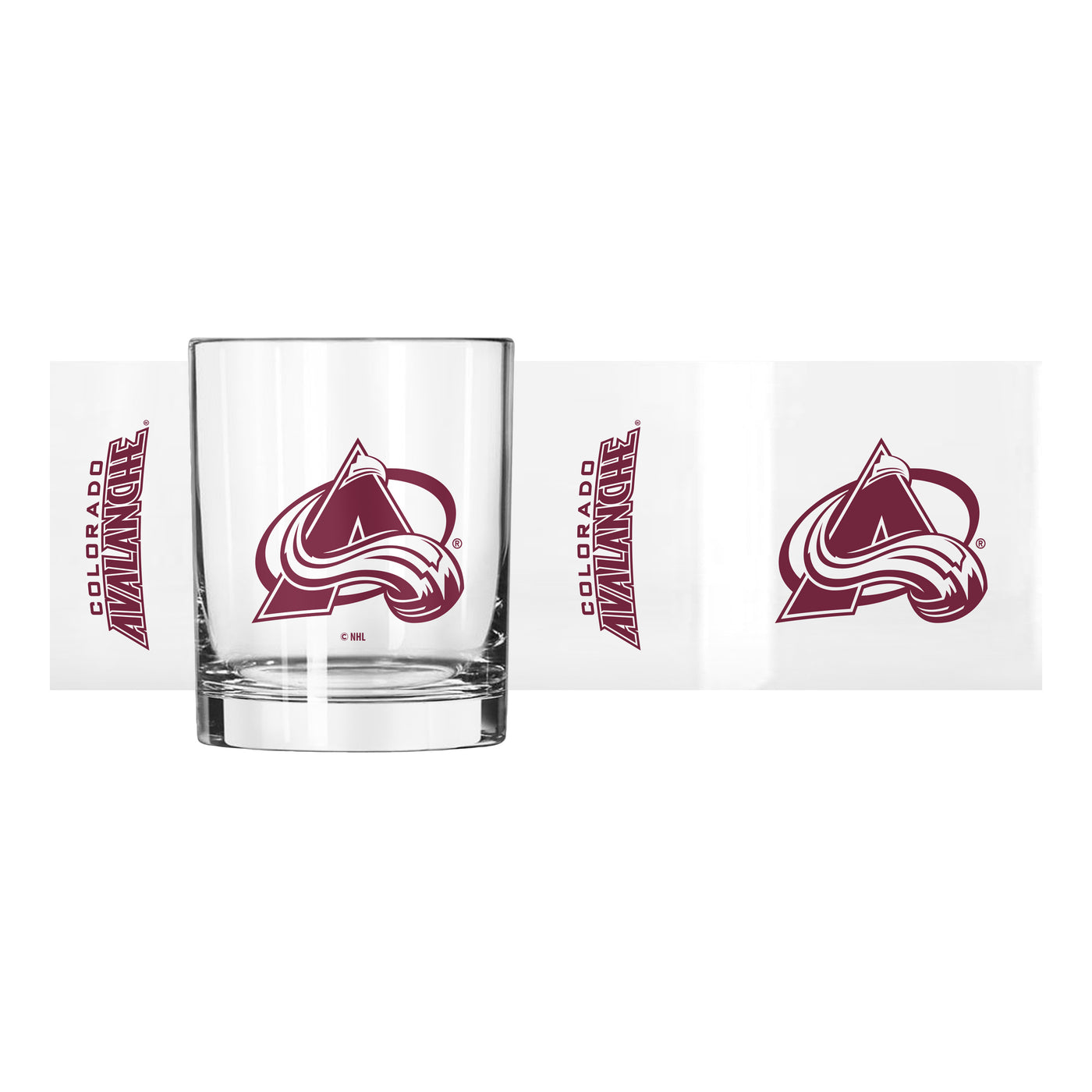Colorado Avalanche 14oz Gameday Rocks Glass
