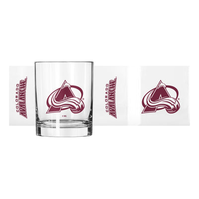 Colorado Avalanche 14oz Gameday Rocks Glass