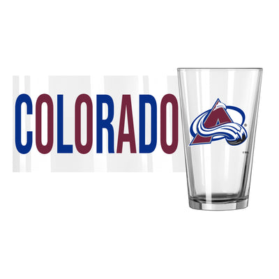 Colorado Avalanche 16oz Overtime Pint Glass