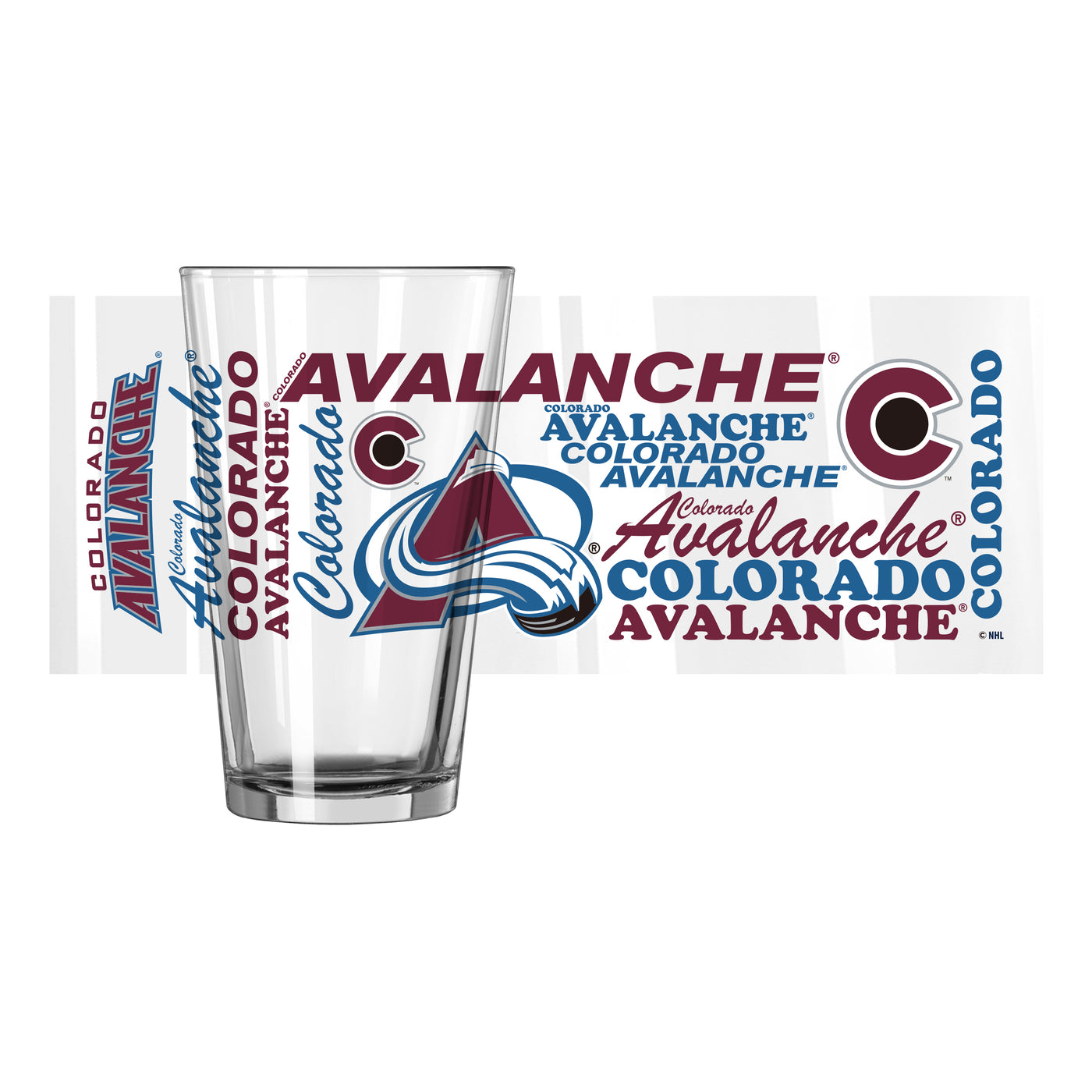 Colorado Avalanche 16oz Spirit Pint Glass