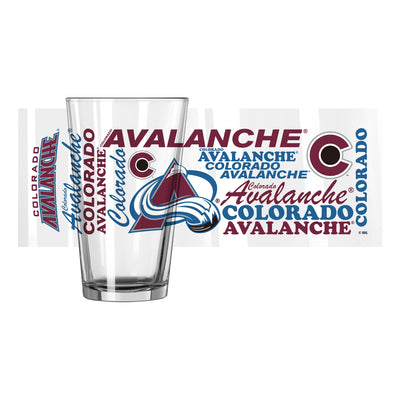 Colorado Avalanche 16oz Spirit Pint Glass