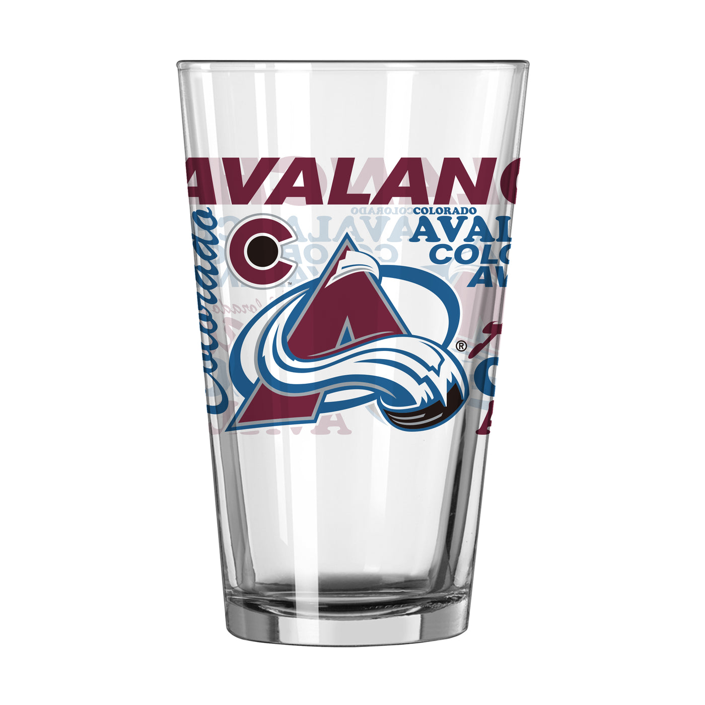 Colorado Avalanche 16oz Spirit Pint Glass