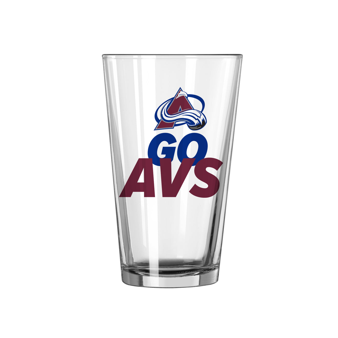 Colorado Avalanche 16oz Slogan Pint Glass