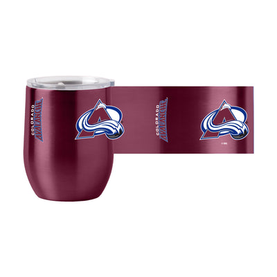Colorado Avalanche 16oz Gameday Stainless Curved Beverage