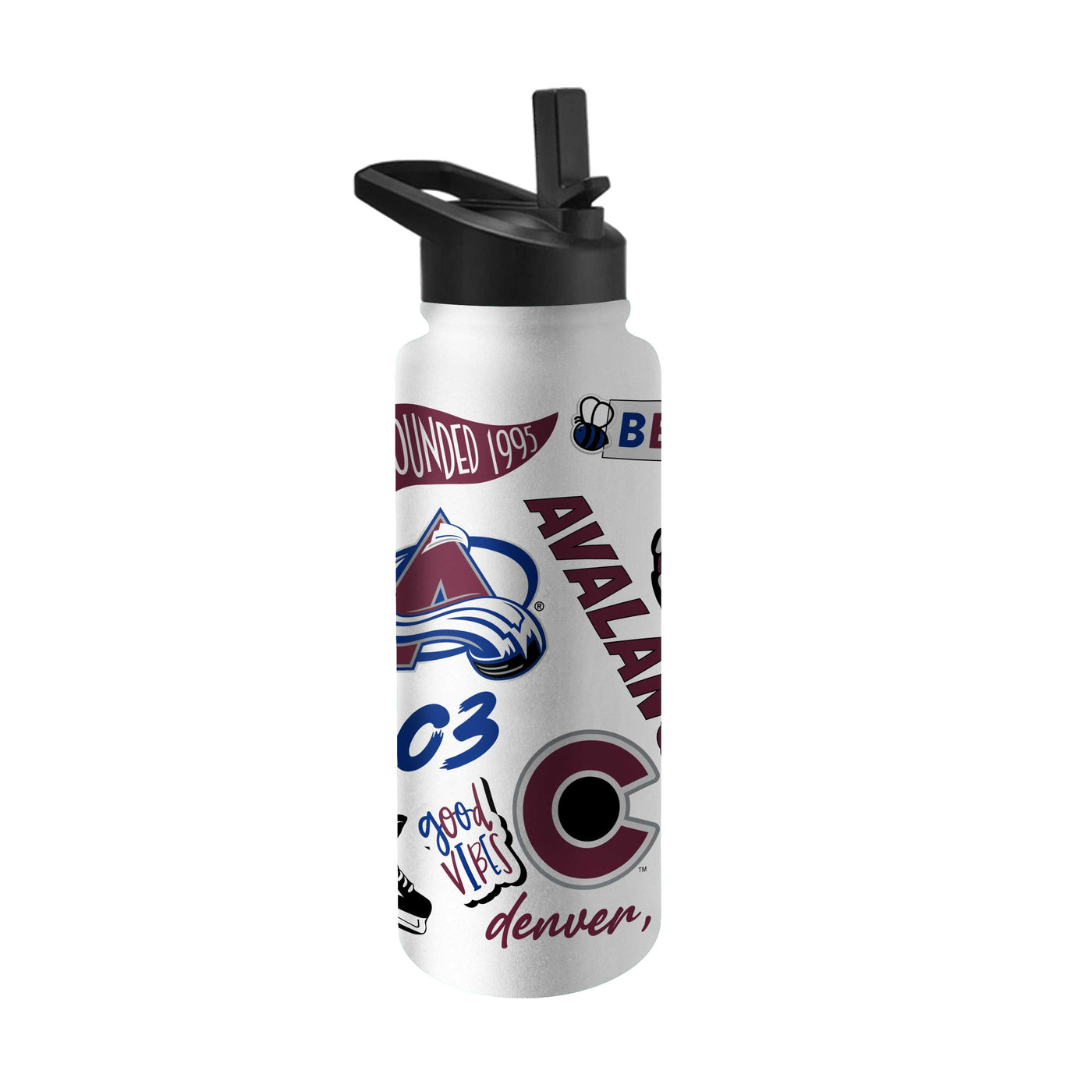 Colorado Avalanche 34oz Native Quencher Bottle