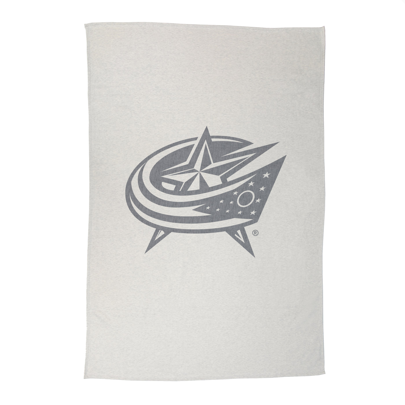 Columbus Blue Jackets Oversized Logo Sublimated Sweatshirt Blanket