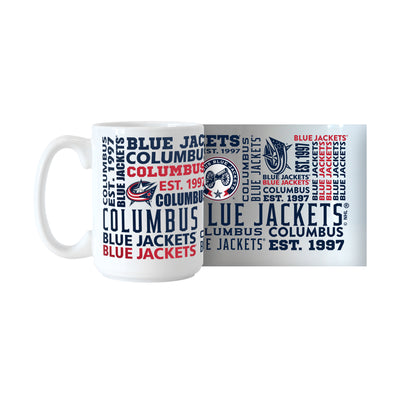 Columbus Blue Jackets 15oz Spirit Sublimated Mug