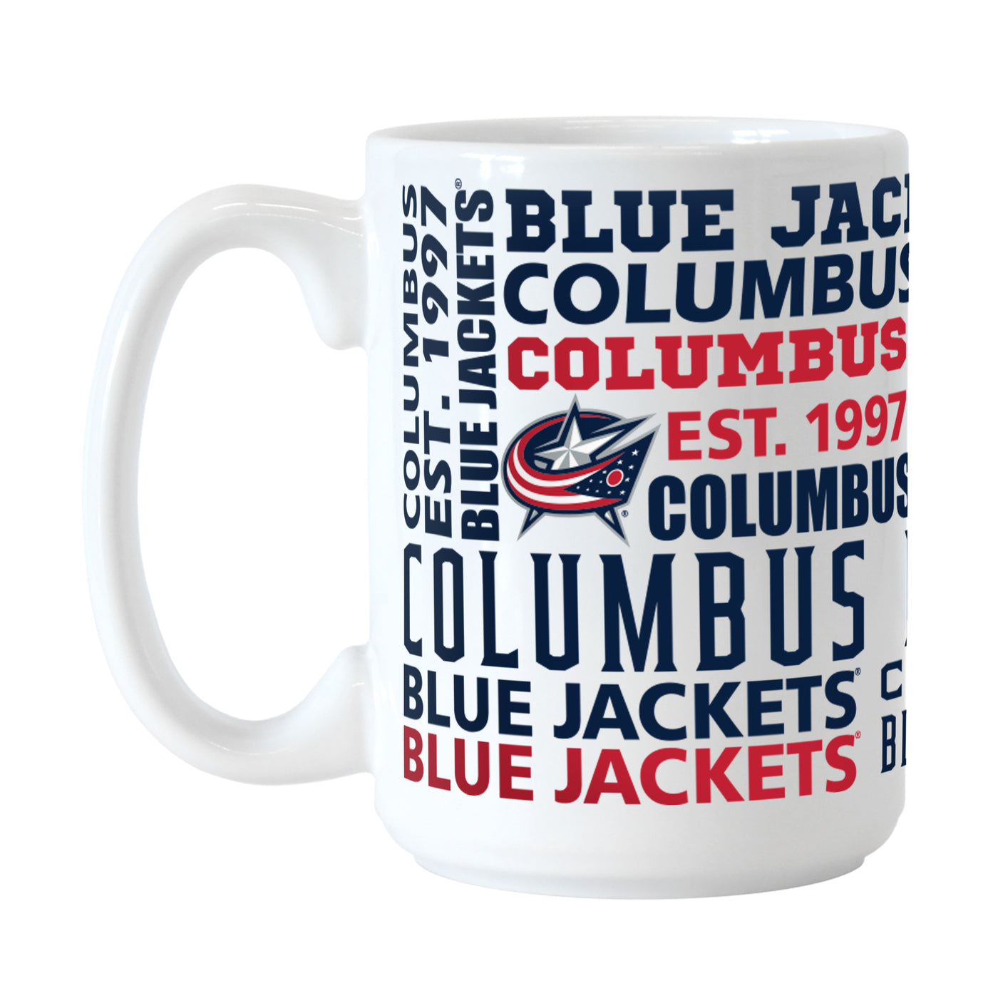 Columbus Blue Jackets 15oz Spirit Sublimated Mug
