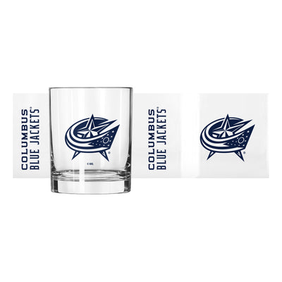 Columbus Blue Jackets 14oz Gameday Rocks Glass