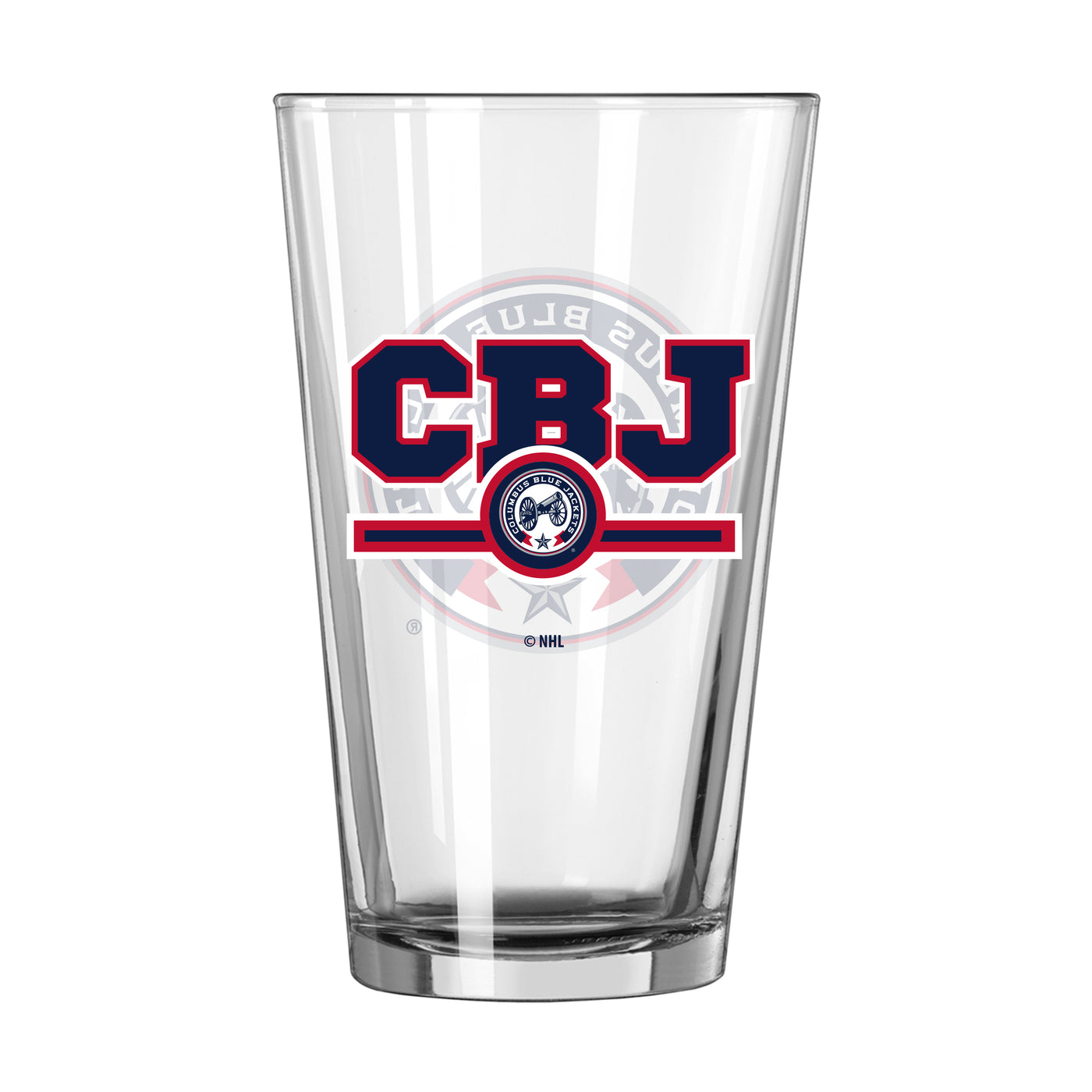 Columbus Blue Jackets 16oz Alternate Letterman Pint Glass