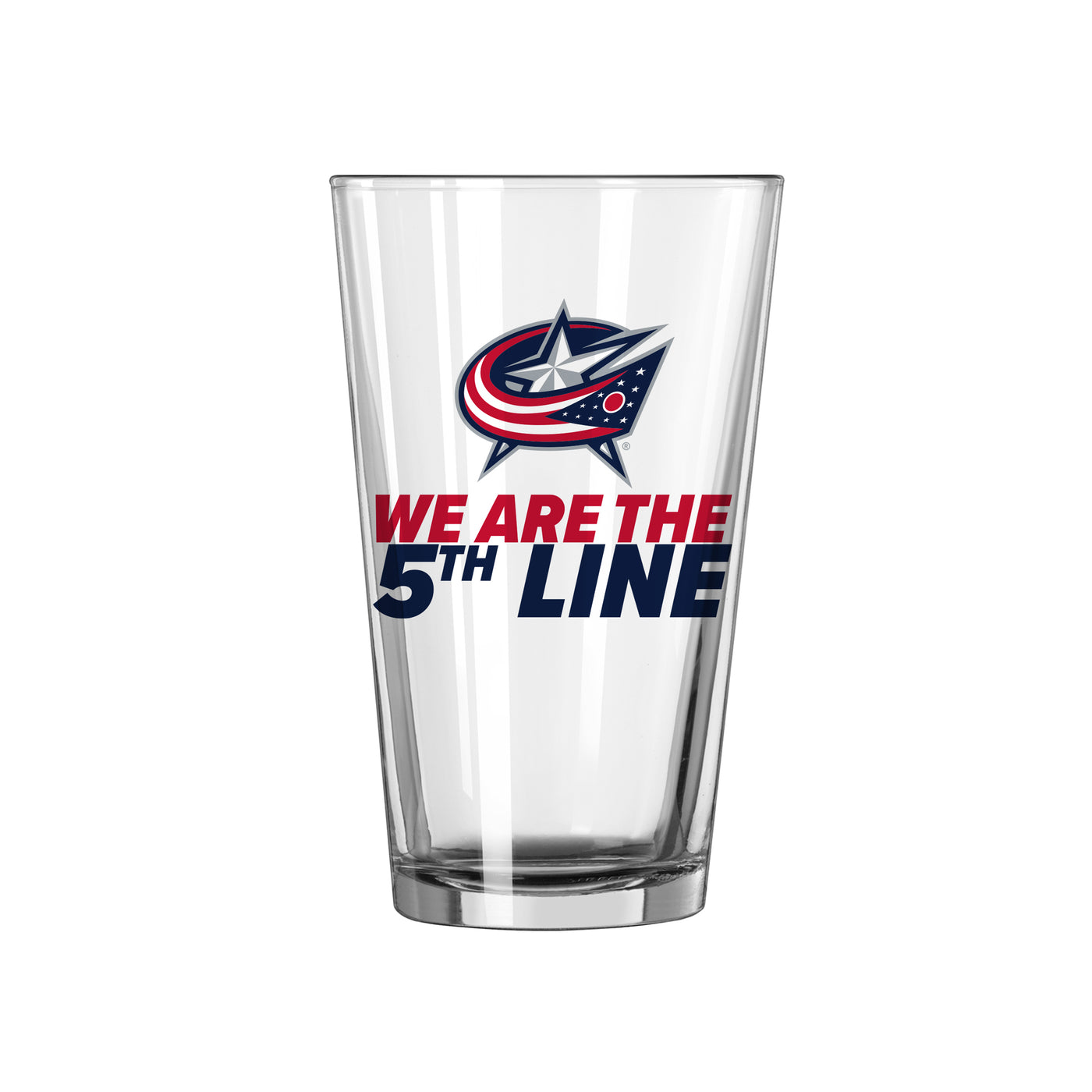 Columbus Blue Jackets 16oz Slogan Pint Glass
