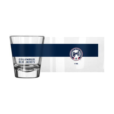 Columbus Blue Jackets 2oz Alternate Colorblock Shot Glass
