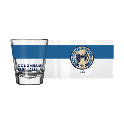 Columbus Blue Jackets Light Blue 2oz Colorblock Shot Glass