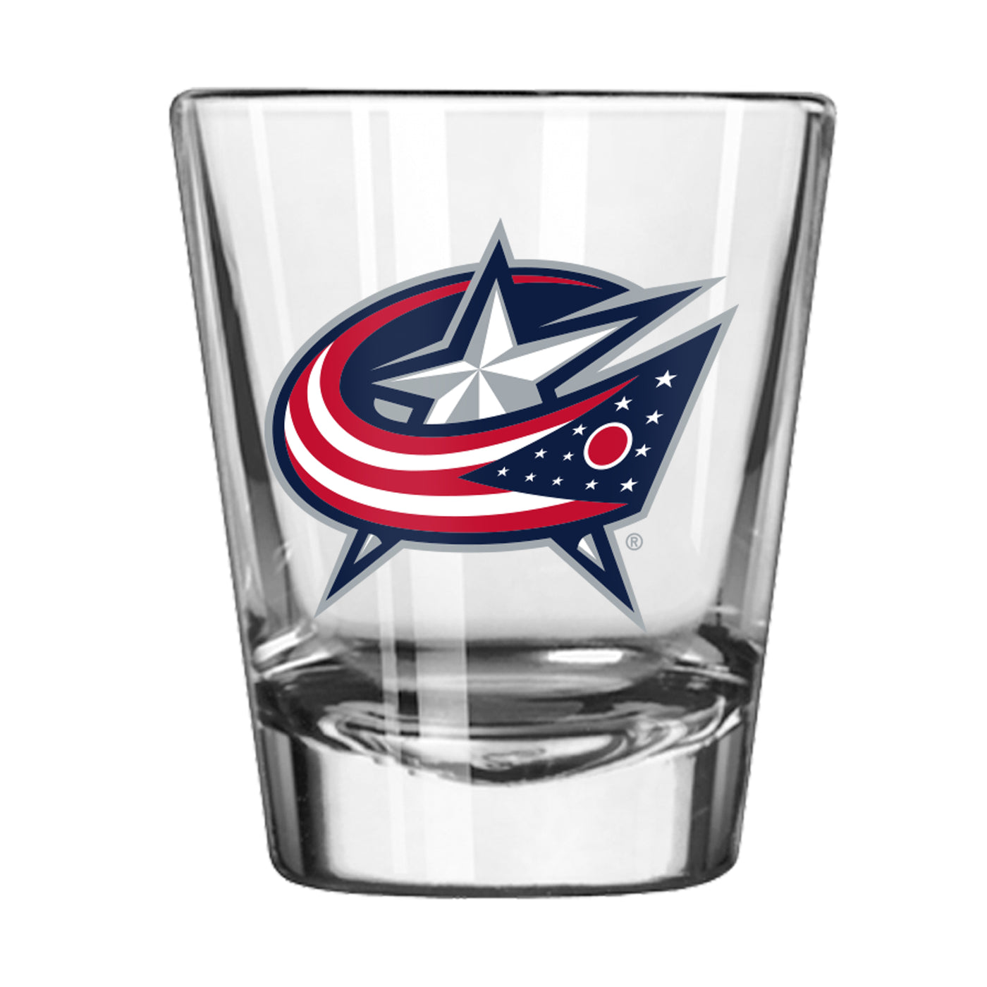 Columbus Blue Jackets 2oz Letterman Shot Glass