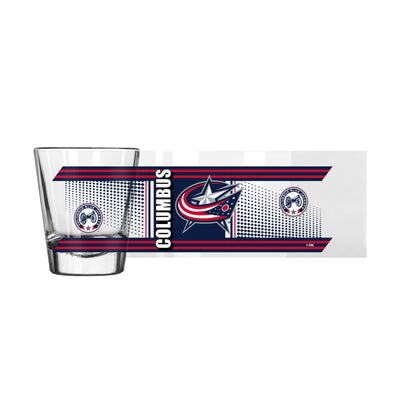 Columbus Blue Jackets 2oz Hero Shot Glass
