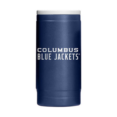 Columbus Blue Jackets 12oz Flipside Powder Coat Slim Can Coolie - Logo Brands