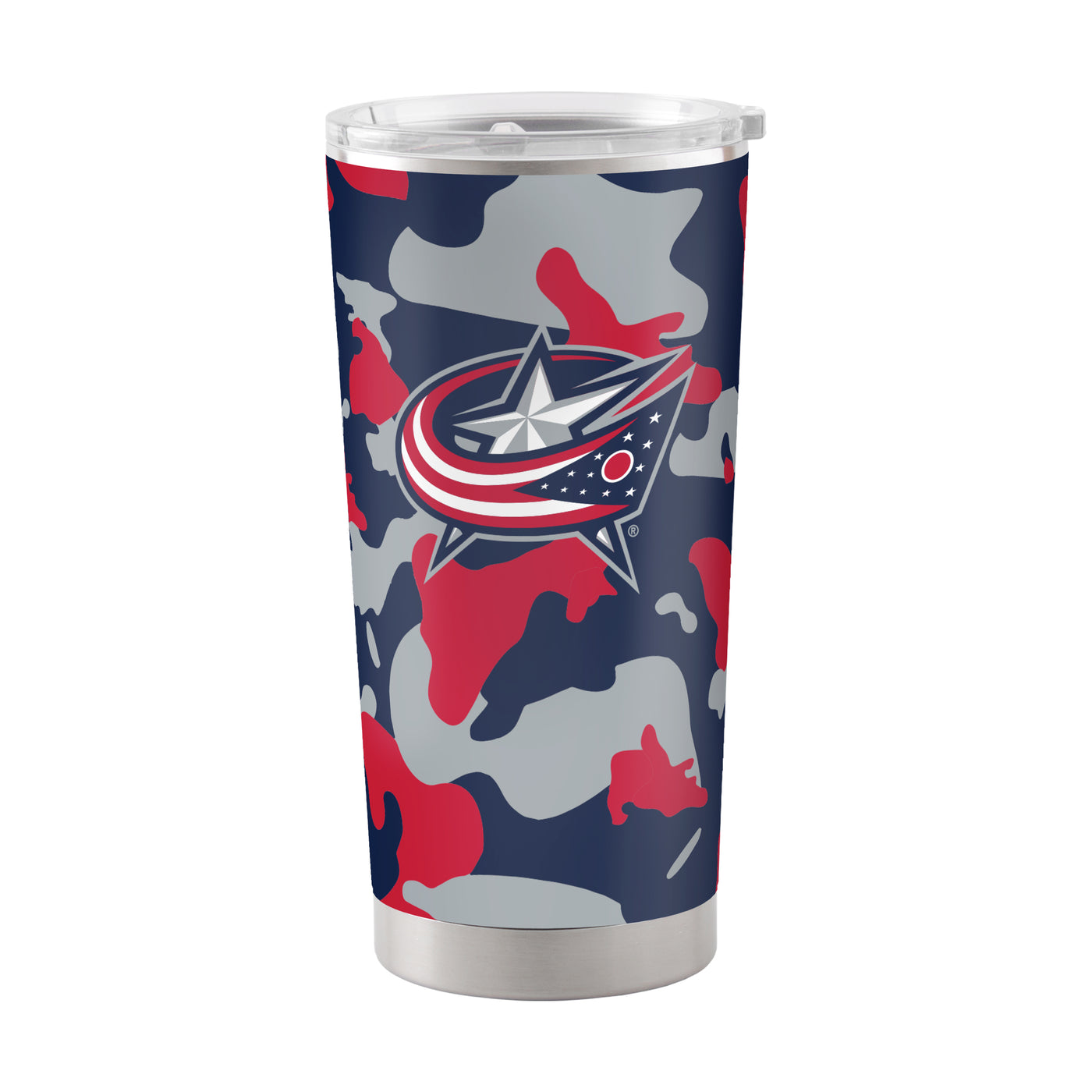 Columbus Blue Jackets 20oz Camo Stainless Steel Tumbler