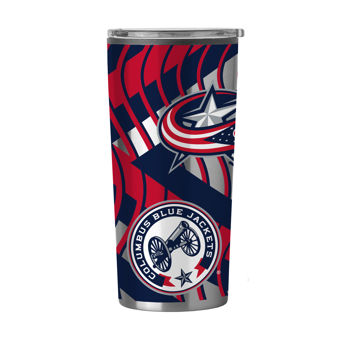 Blue Jackets Flex 20oz Plastic Wall Stainless Tumbler