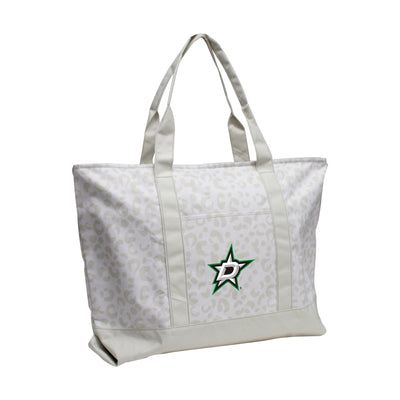 Dallas Stars Leopard Pattern Tote - Logo Brands