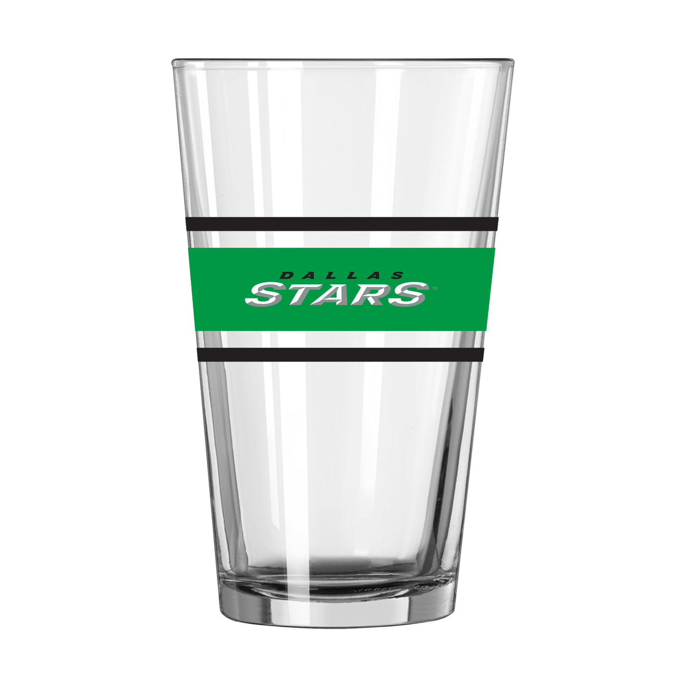 Dallas Stars 16oz Stripe Pint Glass