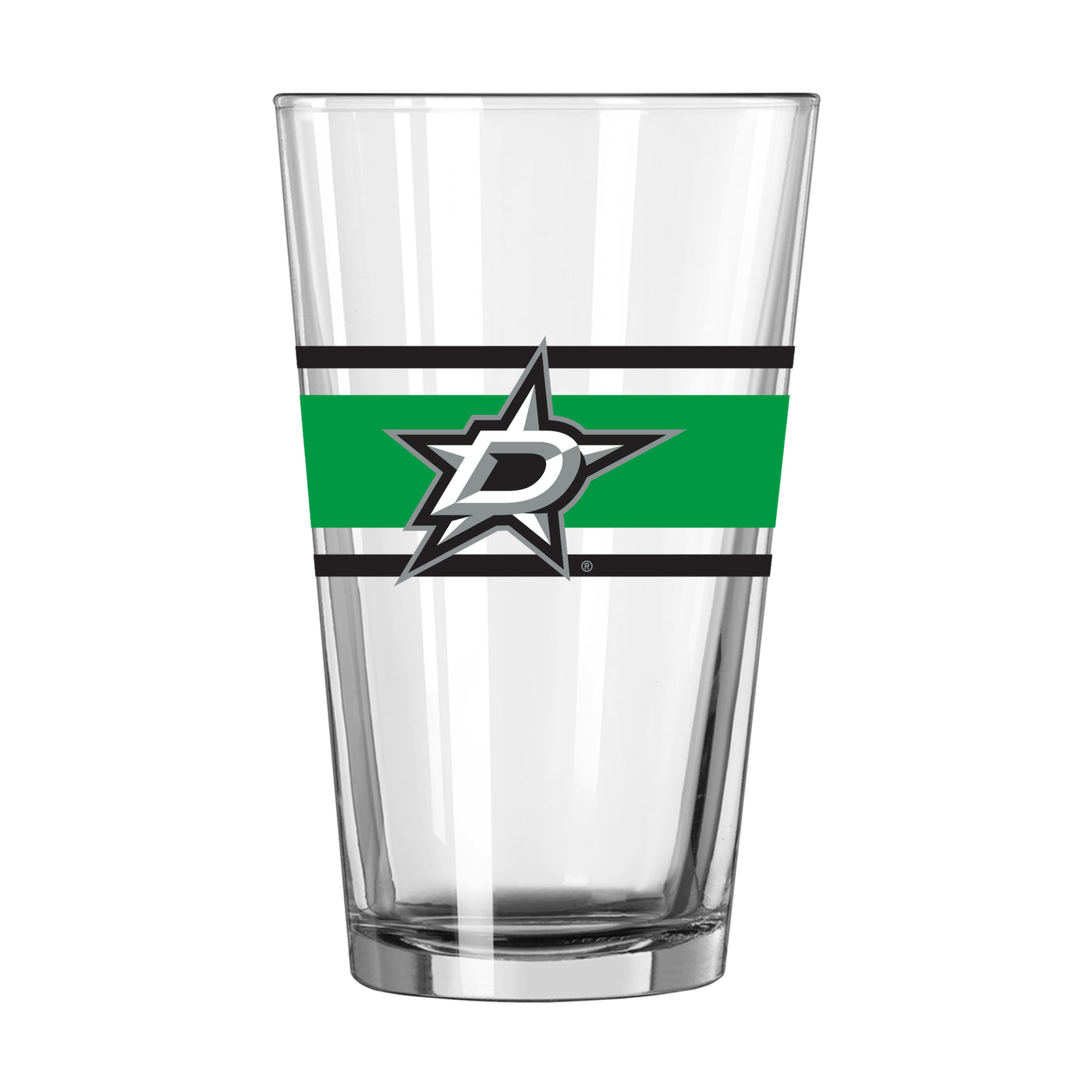 Dallas Stars 16oz Stripe Pint Glass