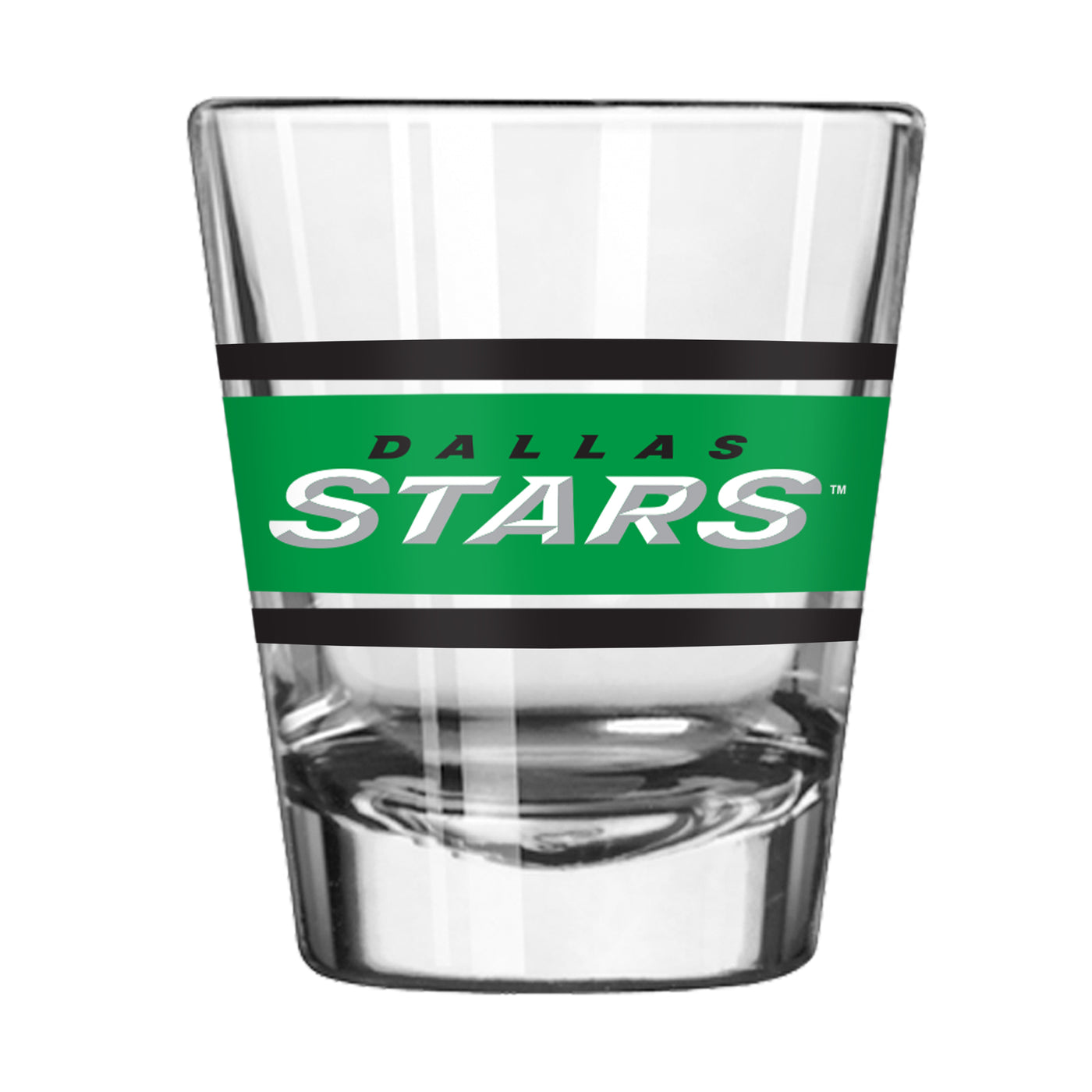 Dallas Stars 2oz Stripe Shot Glass