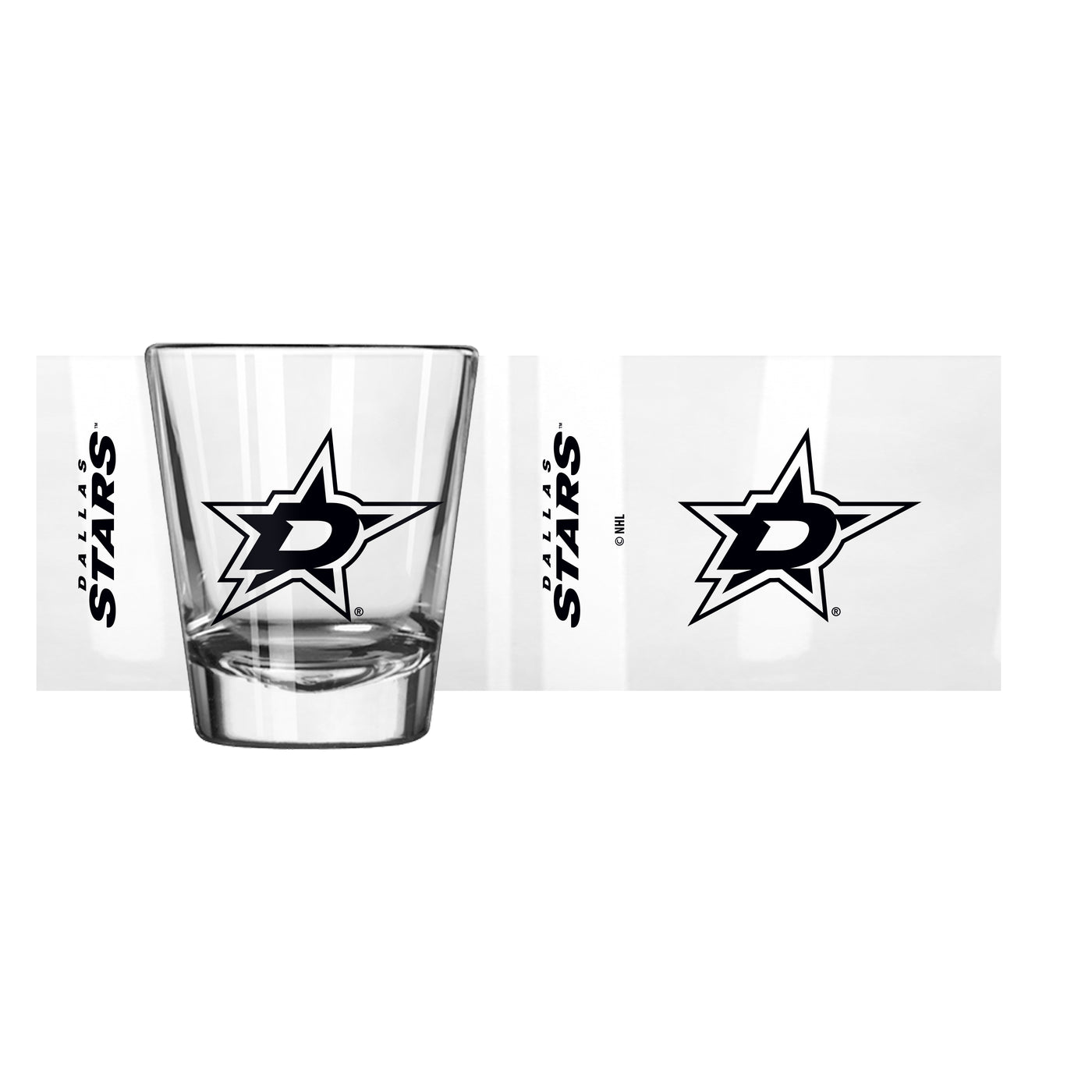 Dallas Stars Black 2oz Gameday Shot Glass