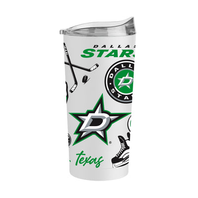 Dallas Stars 20oz Native Powder Coat Tumbler