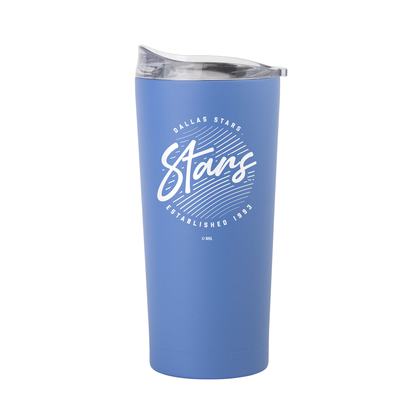 Dallas Stars 20oz Retro Script Arctic Powder Coat Tumbler
