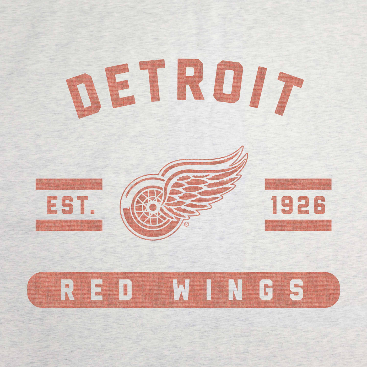 Detroit Red Wings Oatmeal Sweatshirt Blanket