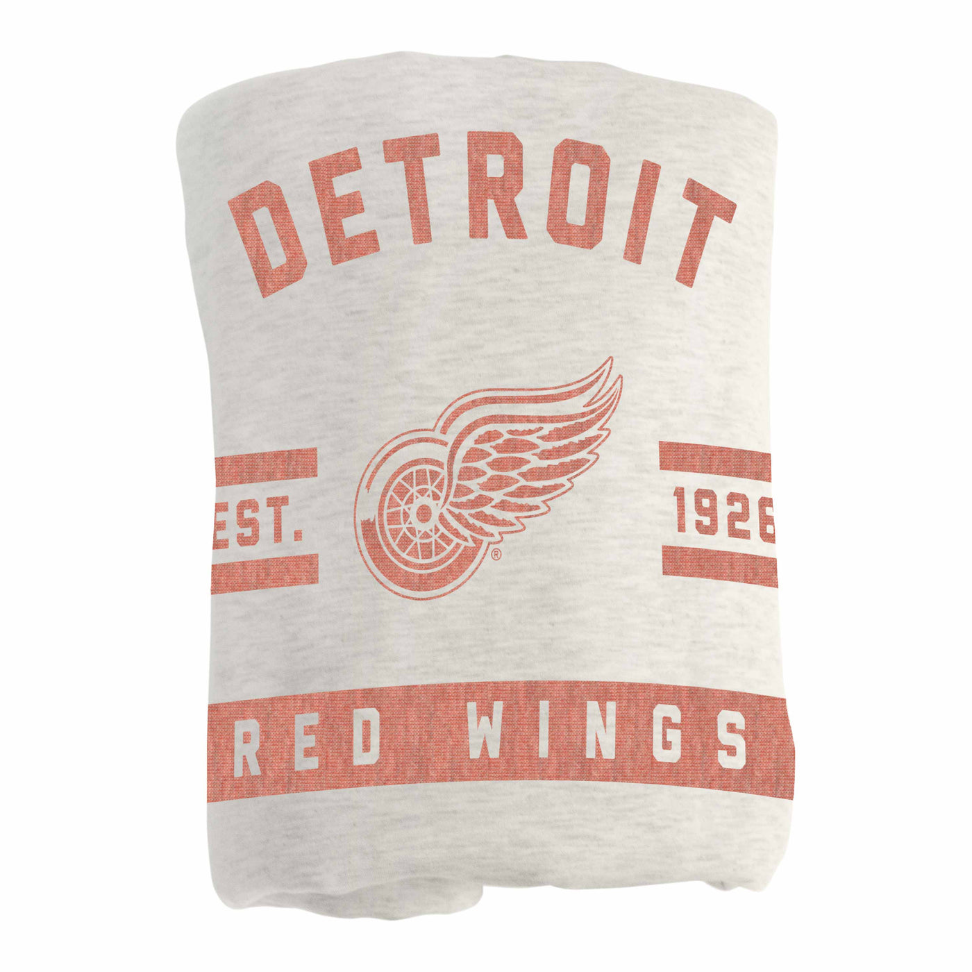 Detroit Red Wings Oatmeal Sweatshirt Blanket