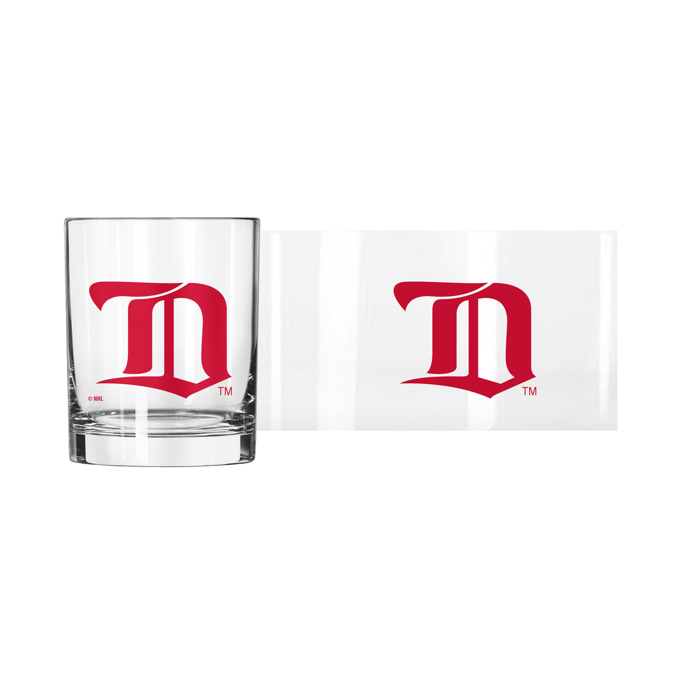 Detroit Red Wings 14oz Retro Rocks Glass
