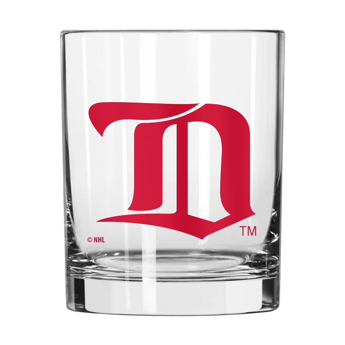 Detroit Red Wings 14oz Retro Rocks Glass