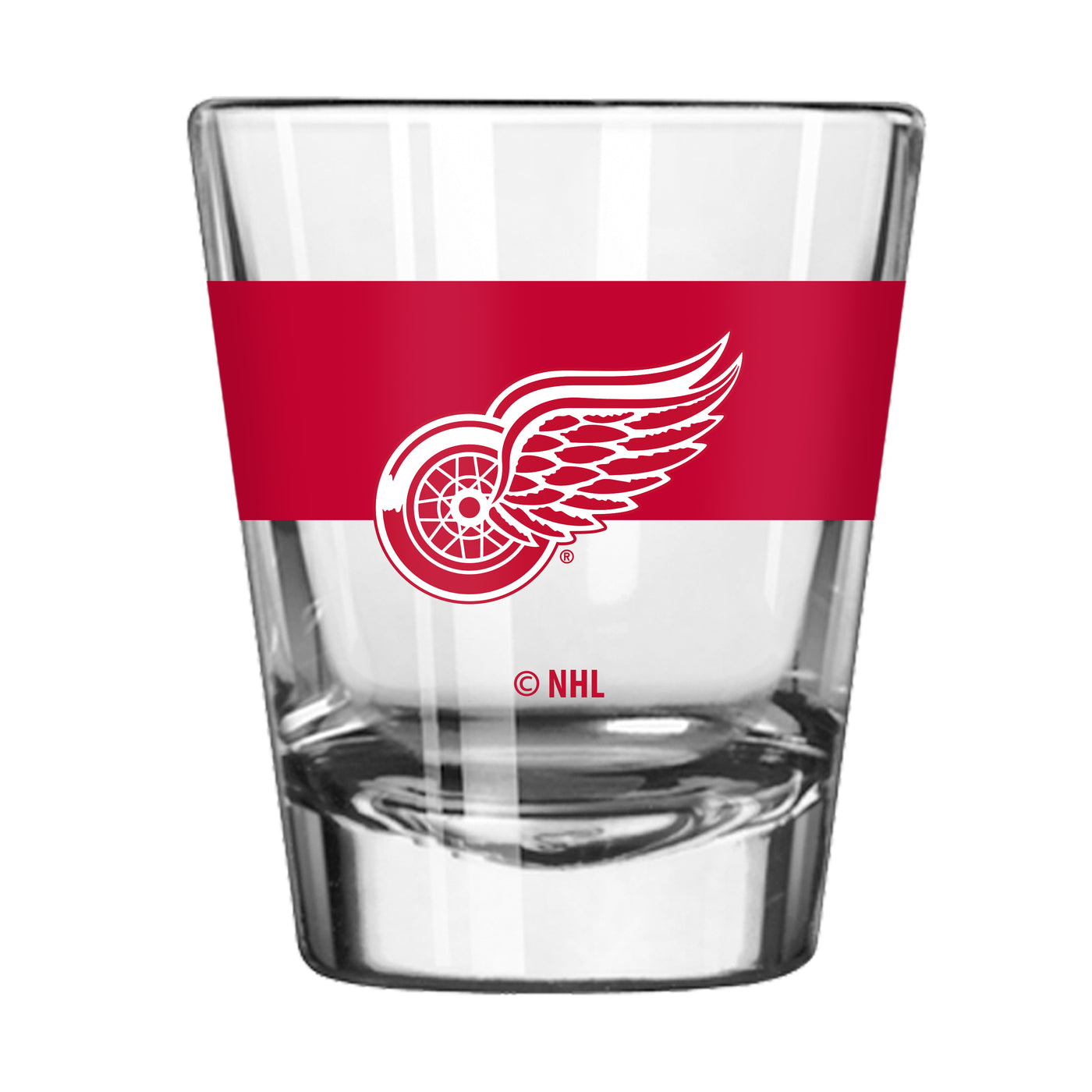Detroit Red Wings 2oz Colorblock Shot Glass