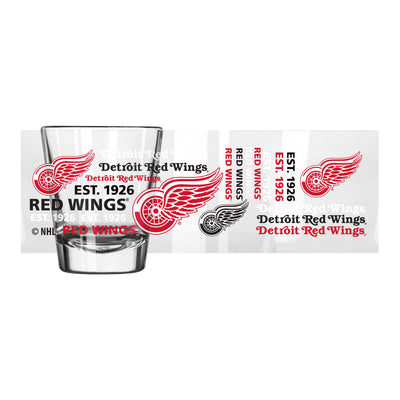 Detroit Red Wings 2oz Spirit Shot Glass