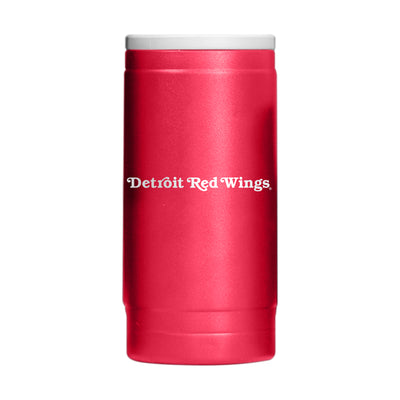 Detroit Red Wings 12oz Flipside Powder Coat Slim Can Coolie - Logo Brands