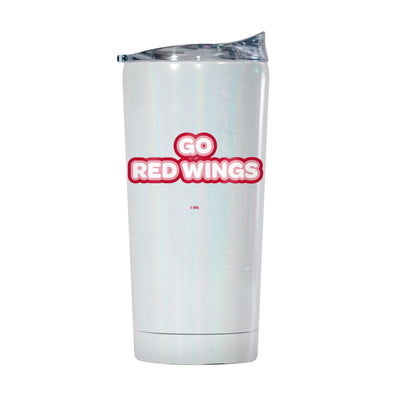 Detroit Red Wings 20oz Bubble Iridescent Tumbler - Logo Brands