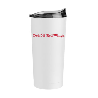 Detroit Red Wings 20oz Flipside White Powder Coat Tumbler - Logo Brands