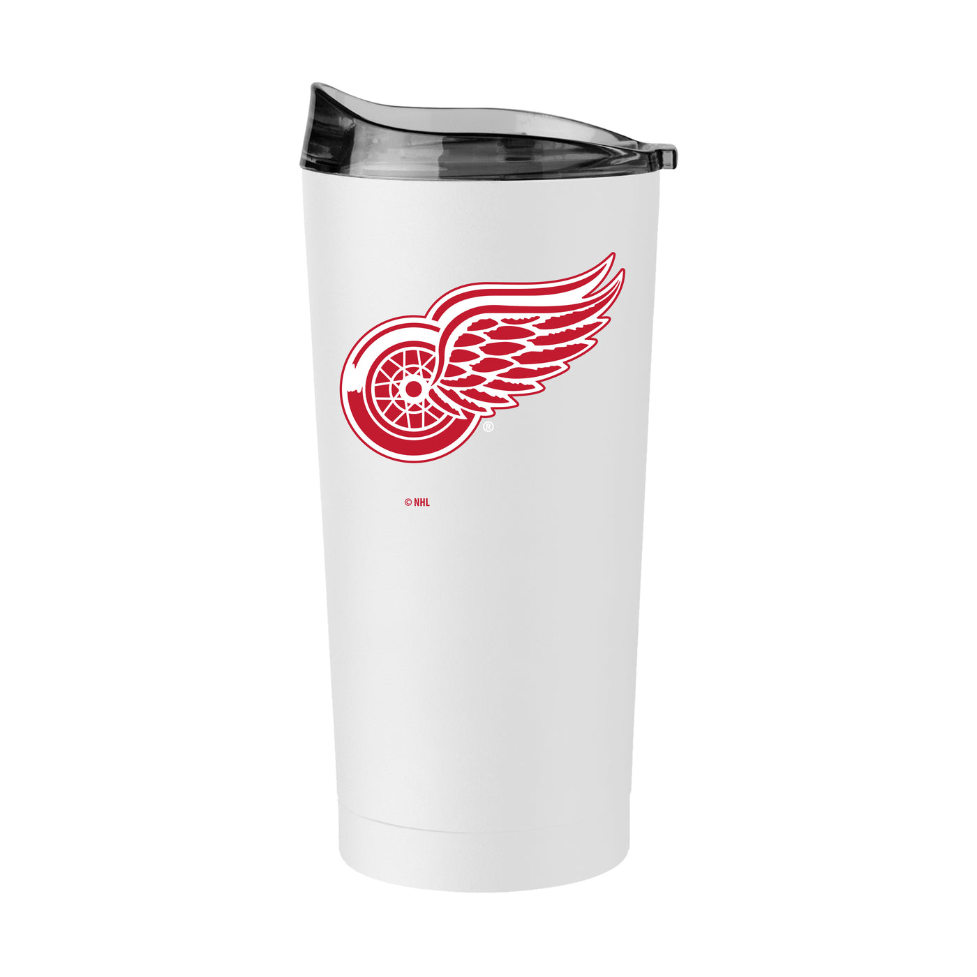 Detroit Red Wings 20oz Flipside White Powder Coat Tumbler - Logo Brands