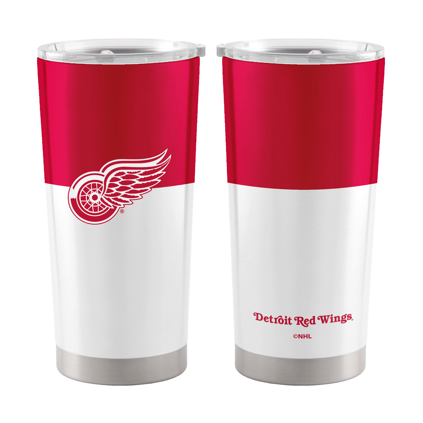Detroit Red Wings 20oz Colorblock Stainless Tumbler - Logo Brands