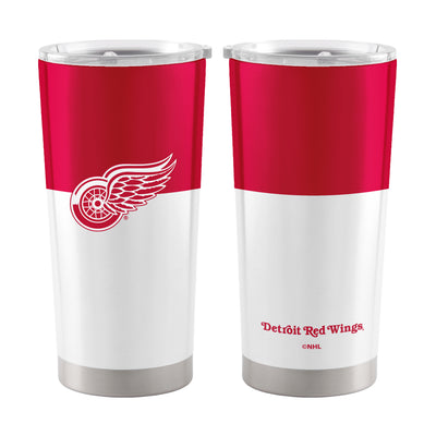 Detroit Red Wings 20oz Colorblock Stainless Tumbler - Logo Brands