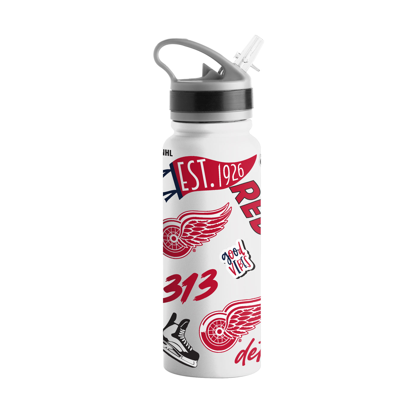 Detroit Red Wings 25oz Native SingleWall FlipTop Bottle