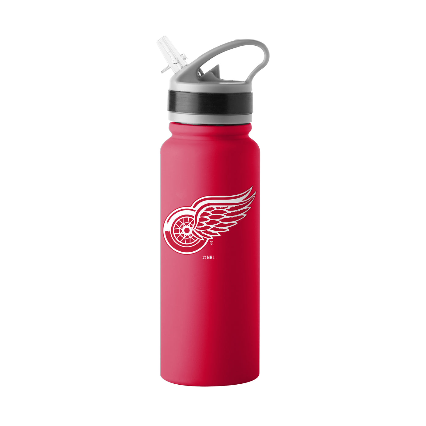 Detroit Red Wings Logo 25oz Stainless Single Wall Flip Top Bottle