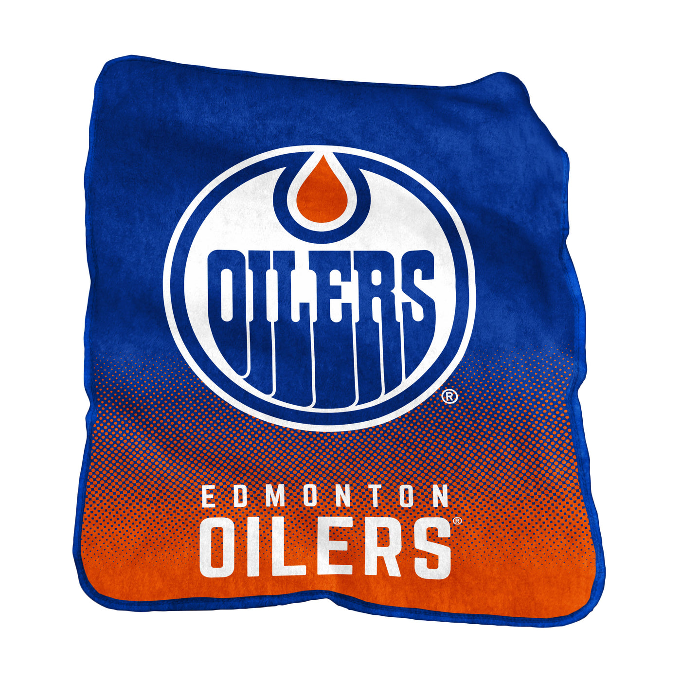 Edmonton Oilers Raschel Throw