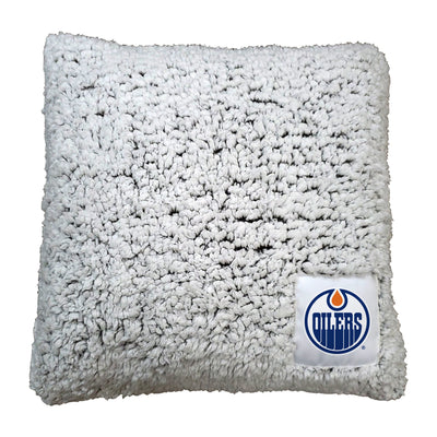 Edmonton Oilers Frosty Throw Pillow - Logo Brands