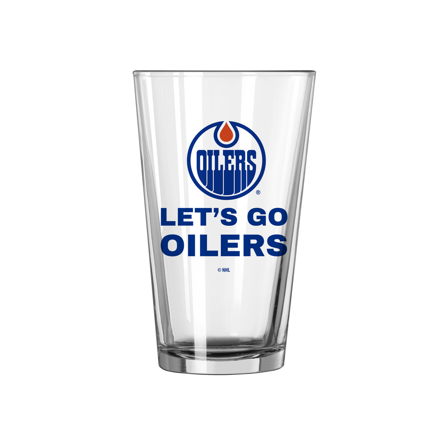 Edmonton Oilers 16oz Slogan Pint Glass