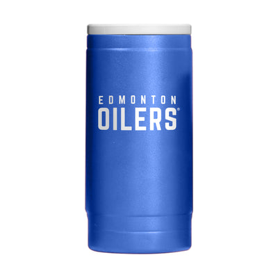 Edmonton Oilers 12oz Flipside Powder Coat Slim Can Coolie - Logo Brands